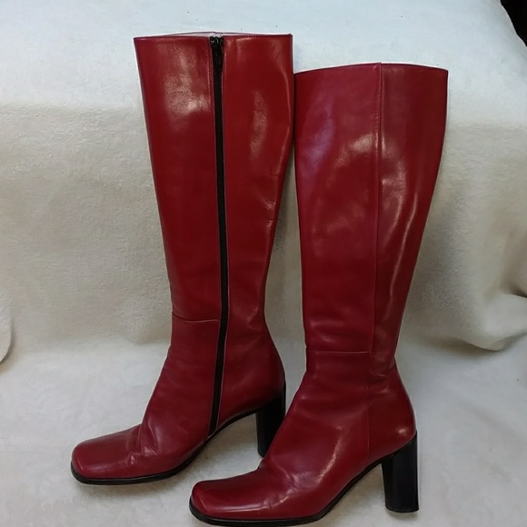 kenneth cole red boots